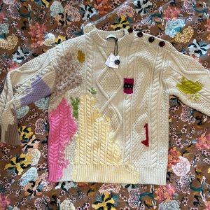 coach chunky sweater - runway spring 2023